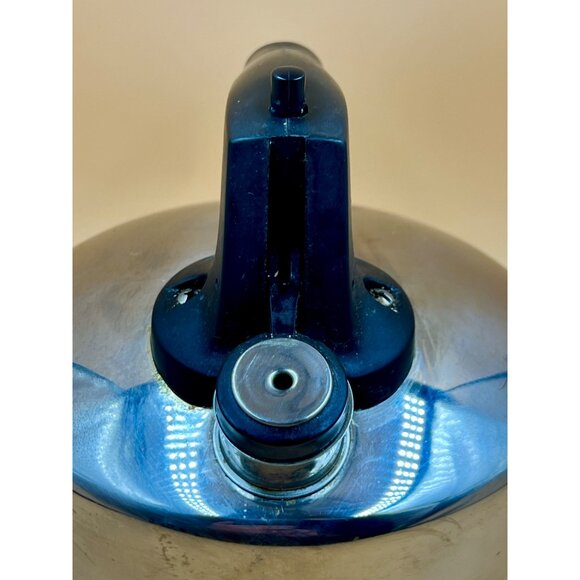 Paul Revere Ware 1801 Copper Bottom 1 Qt. Stainless Steel Whistling Tea Kettle - Picture 2 of 7